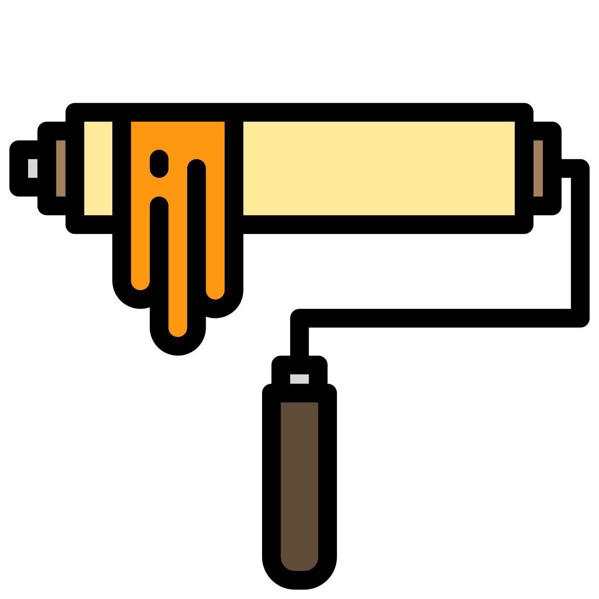 paint roll icon