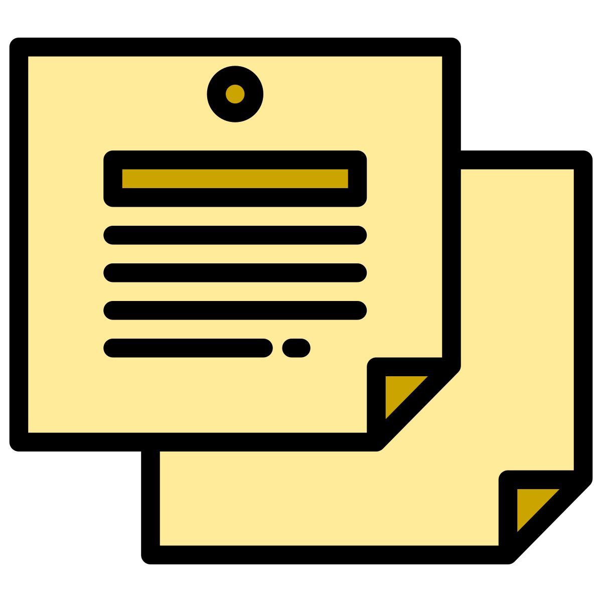 nota de papel icon