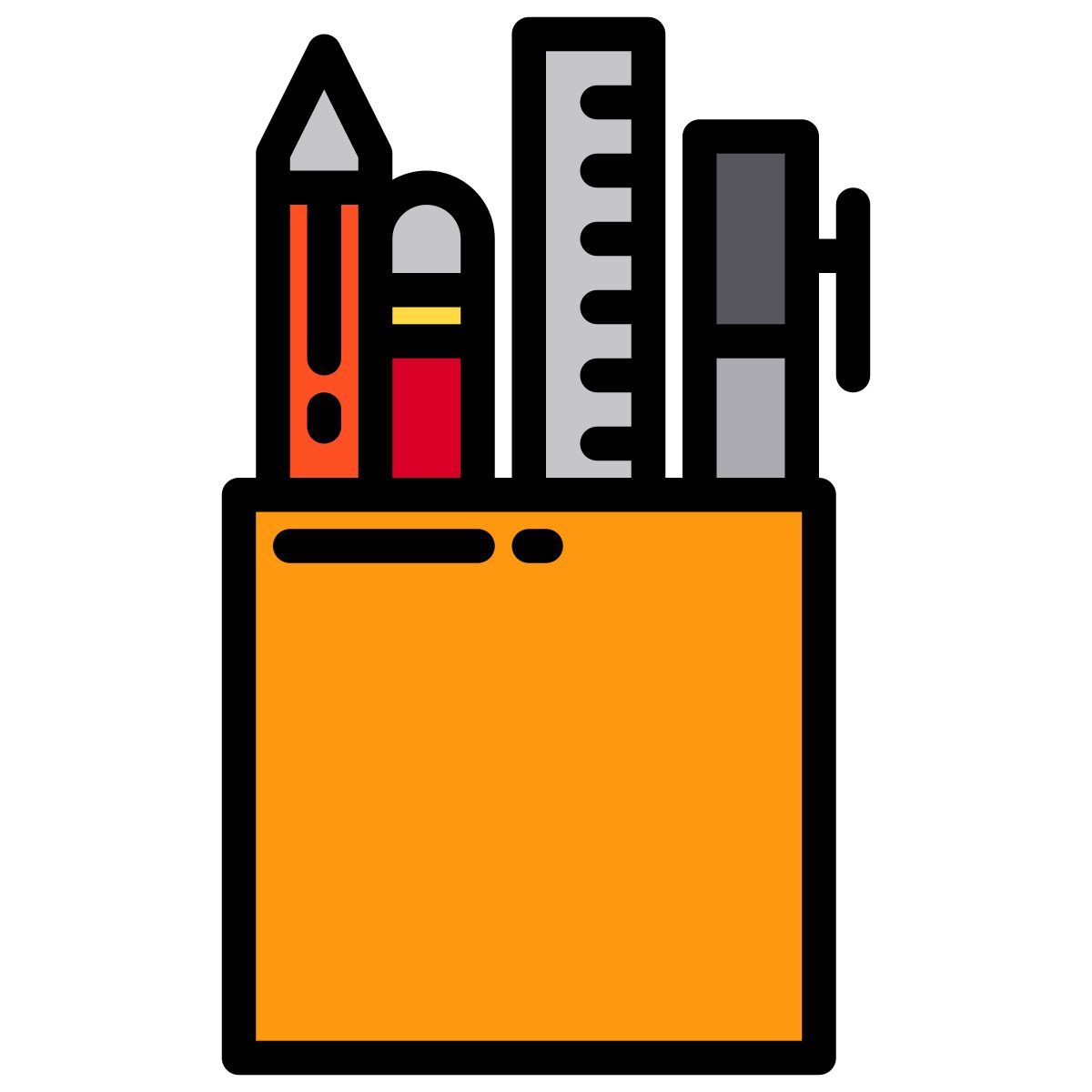 pencil case icon