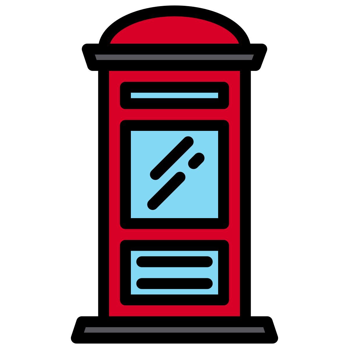 phone booth icon