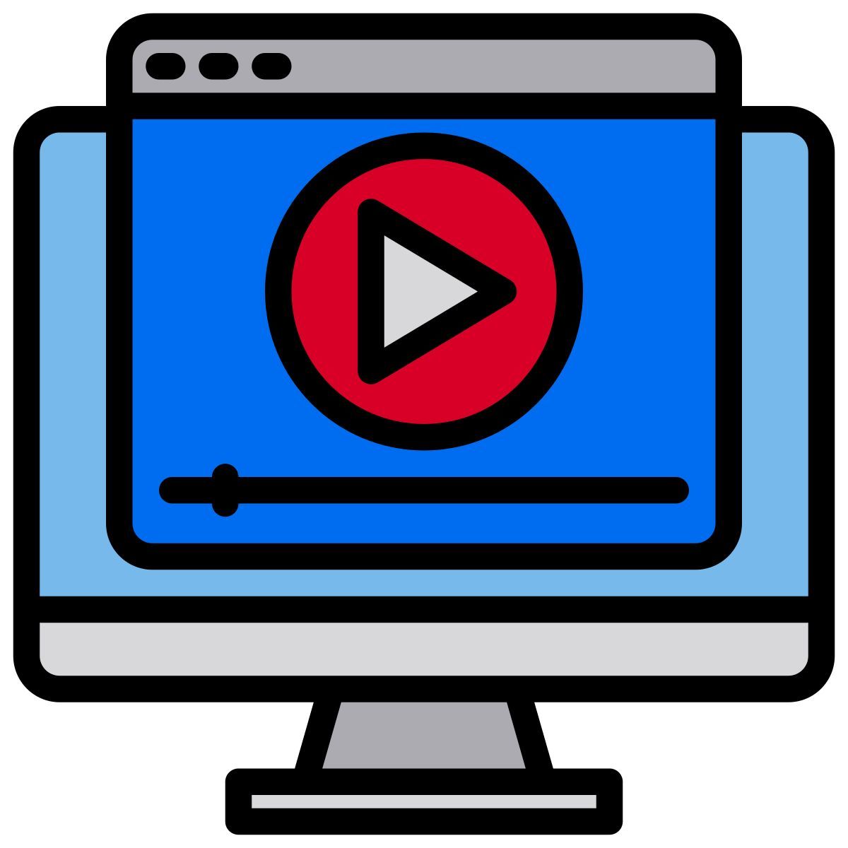 play video icon