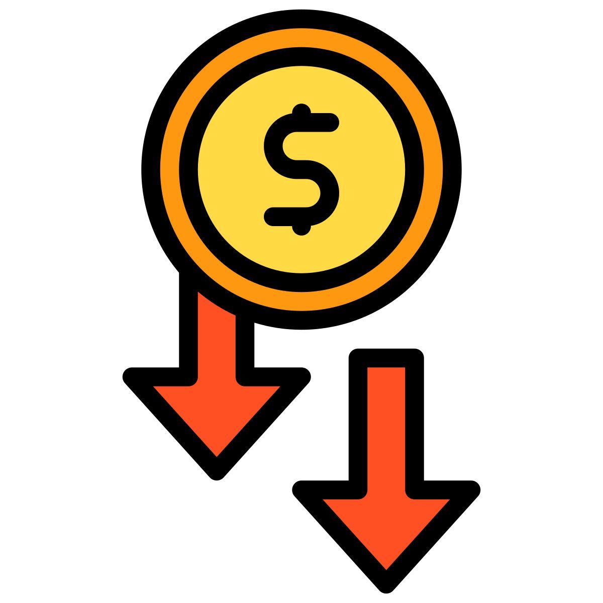 price down icon
