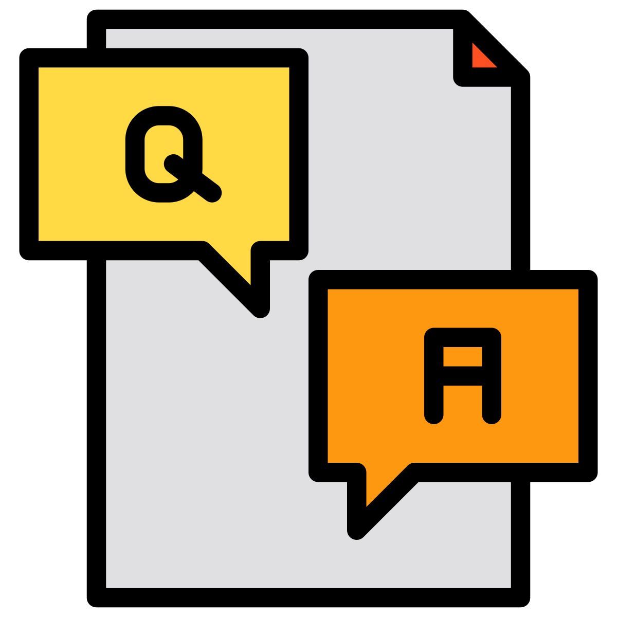 question and answer icon