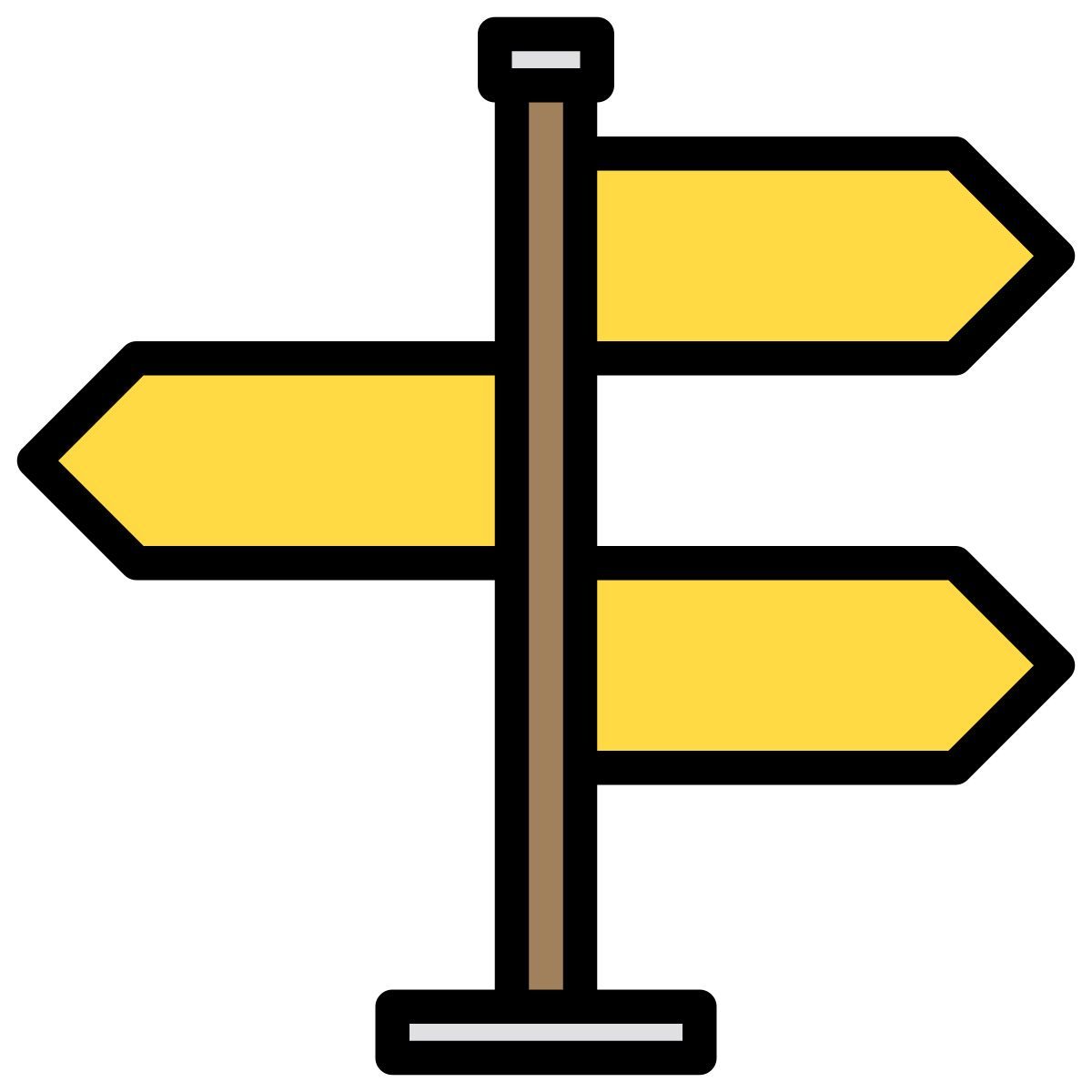 road sign icon