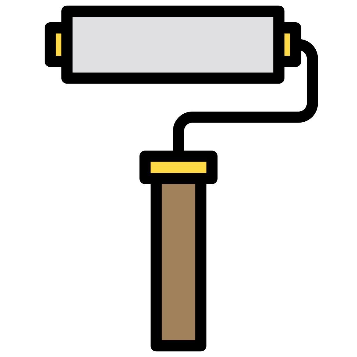 roller brush icon