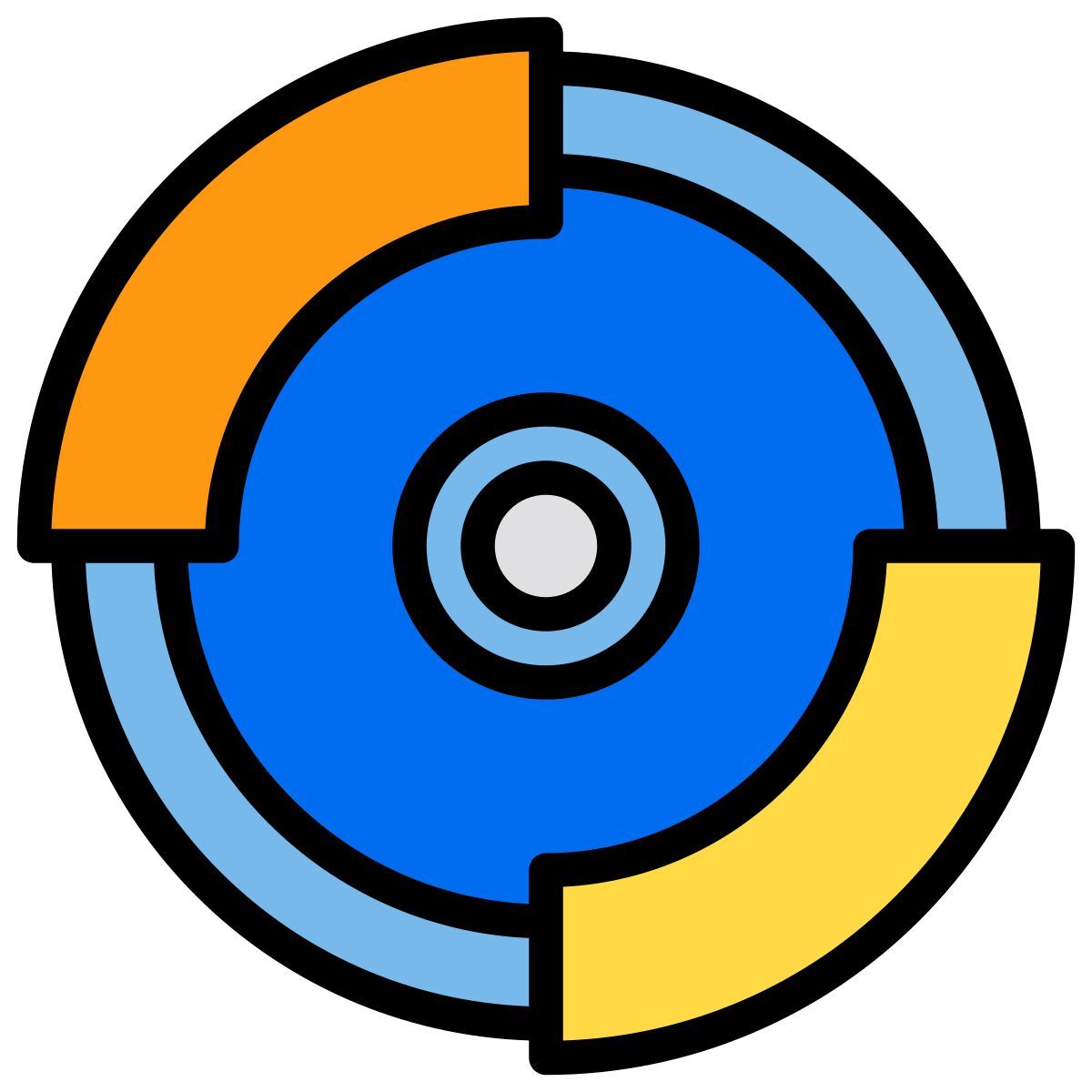 round chart icon
