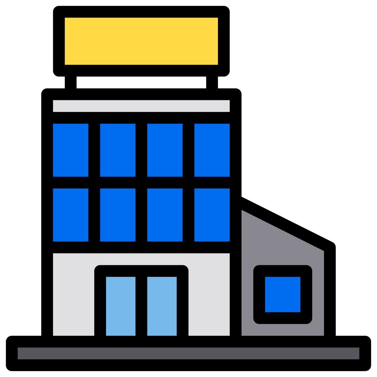 shopping mall icon