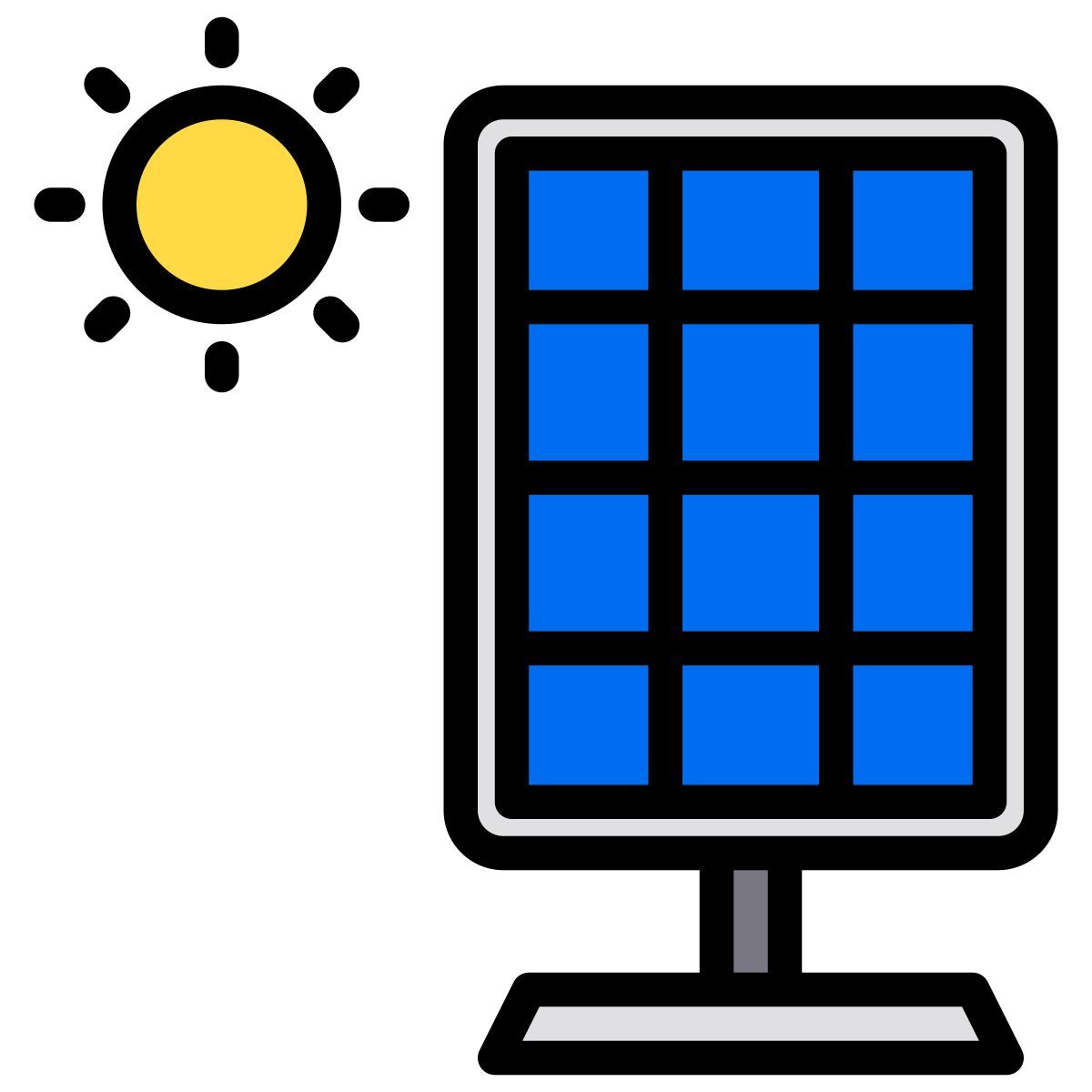 solar cell icon