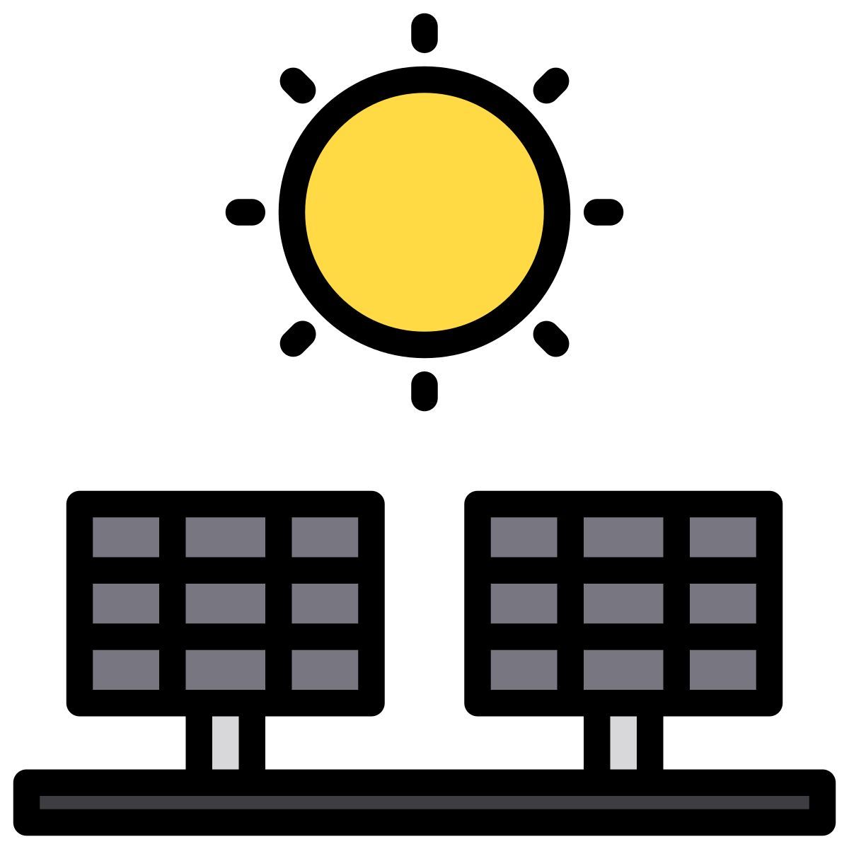 cella solare icon