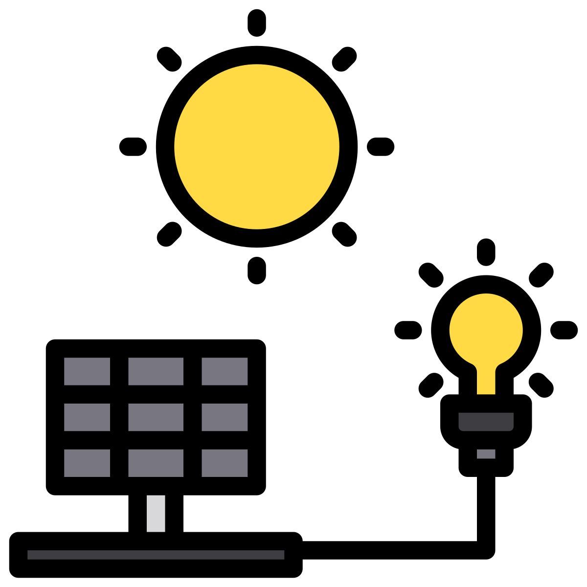 solar cell icon