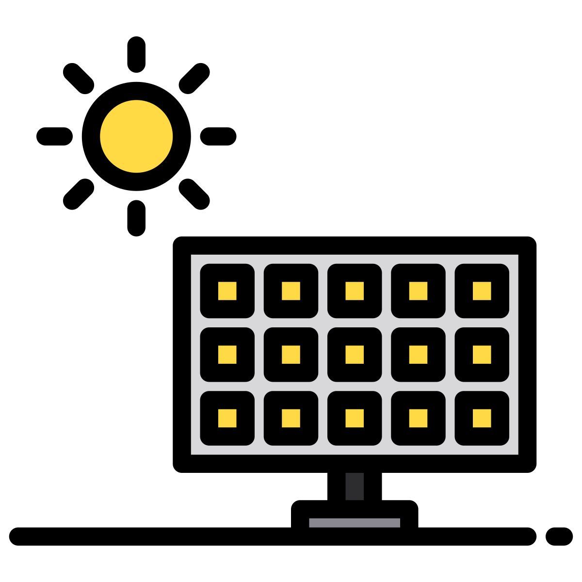 solar cell icon