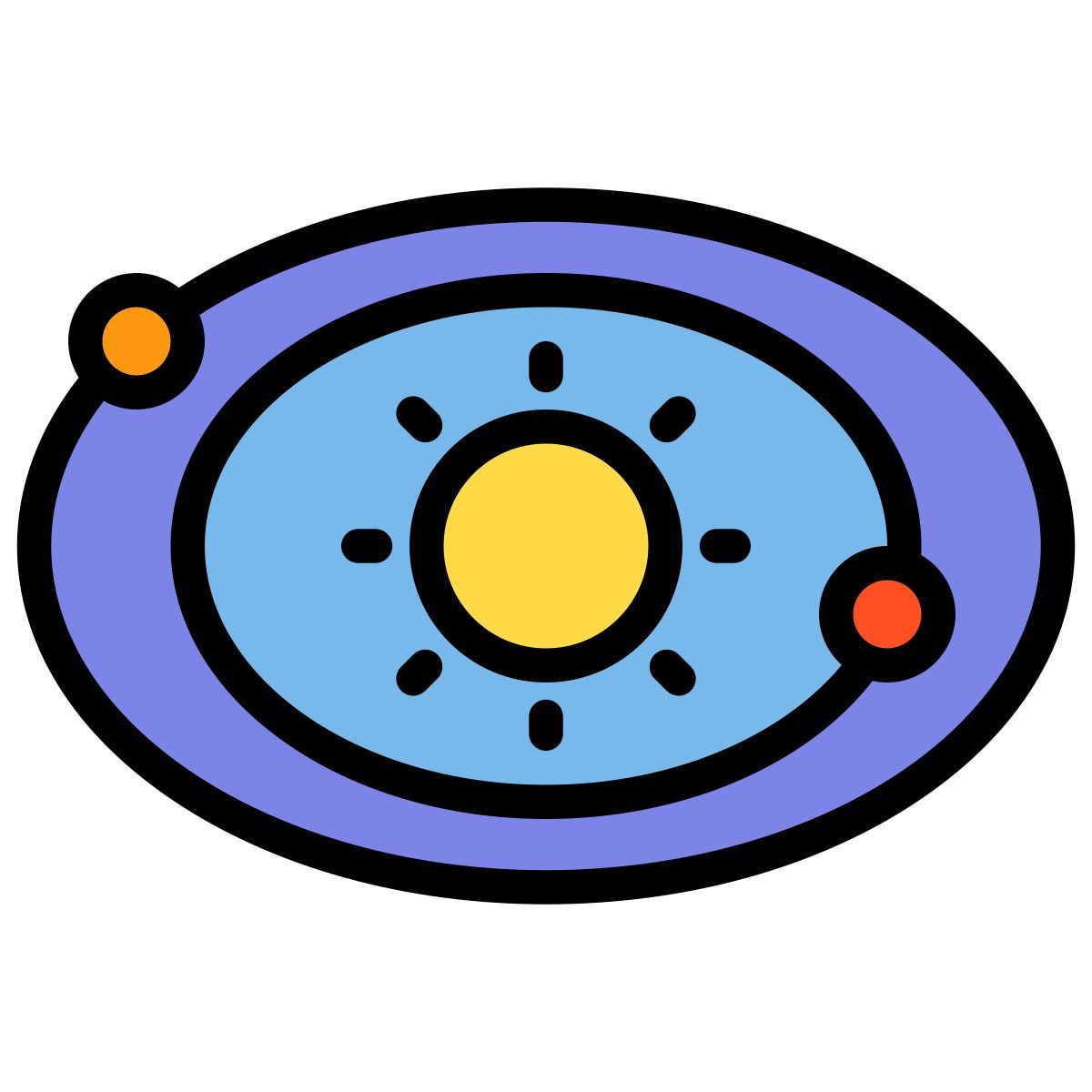 sistema solar icon