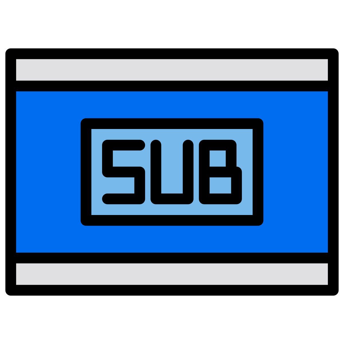 subtitle icon