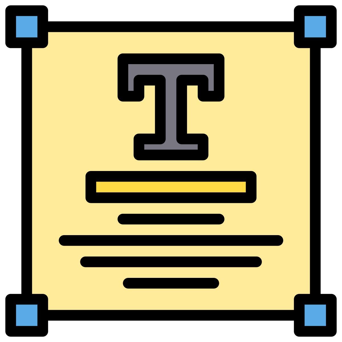 édition de texte icon