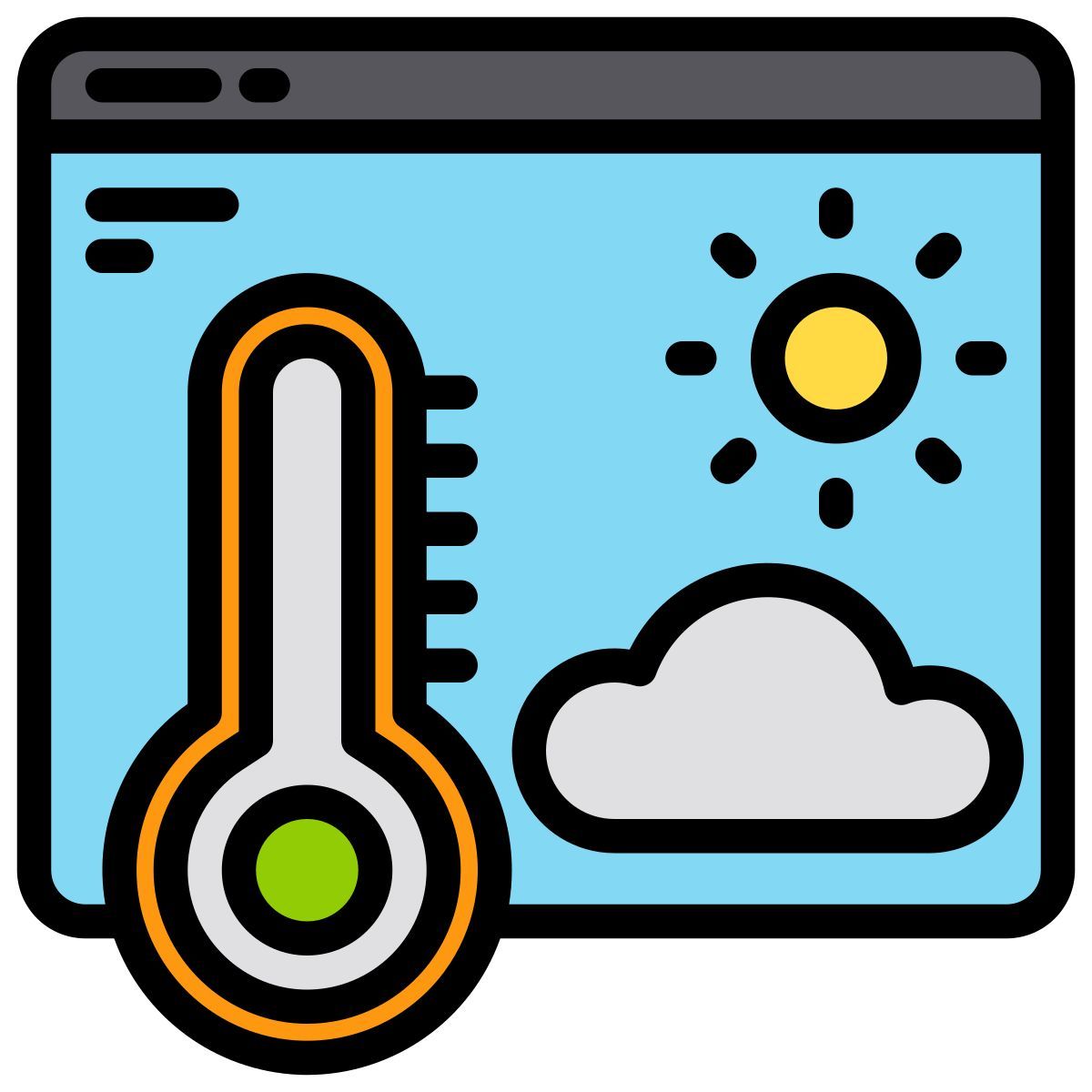 thermostat icon