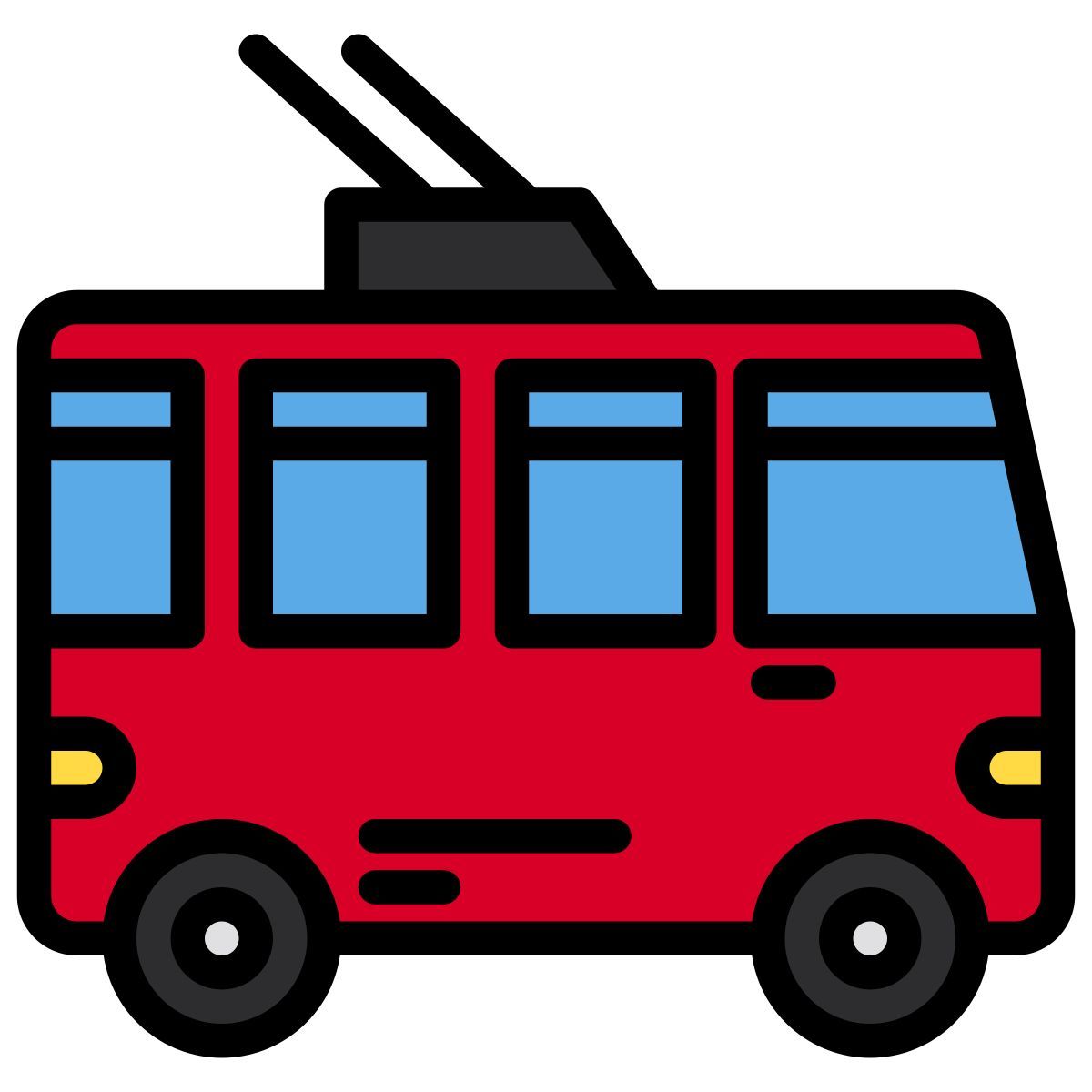 trolleybus icon