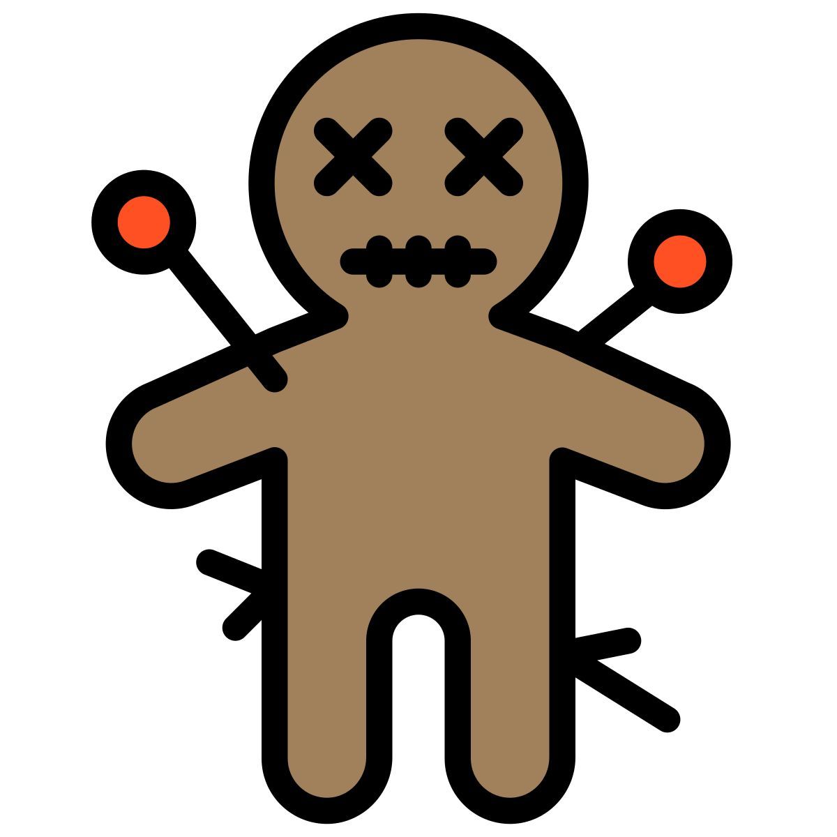 voodoo puppe icon