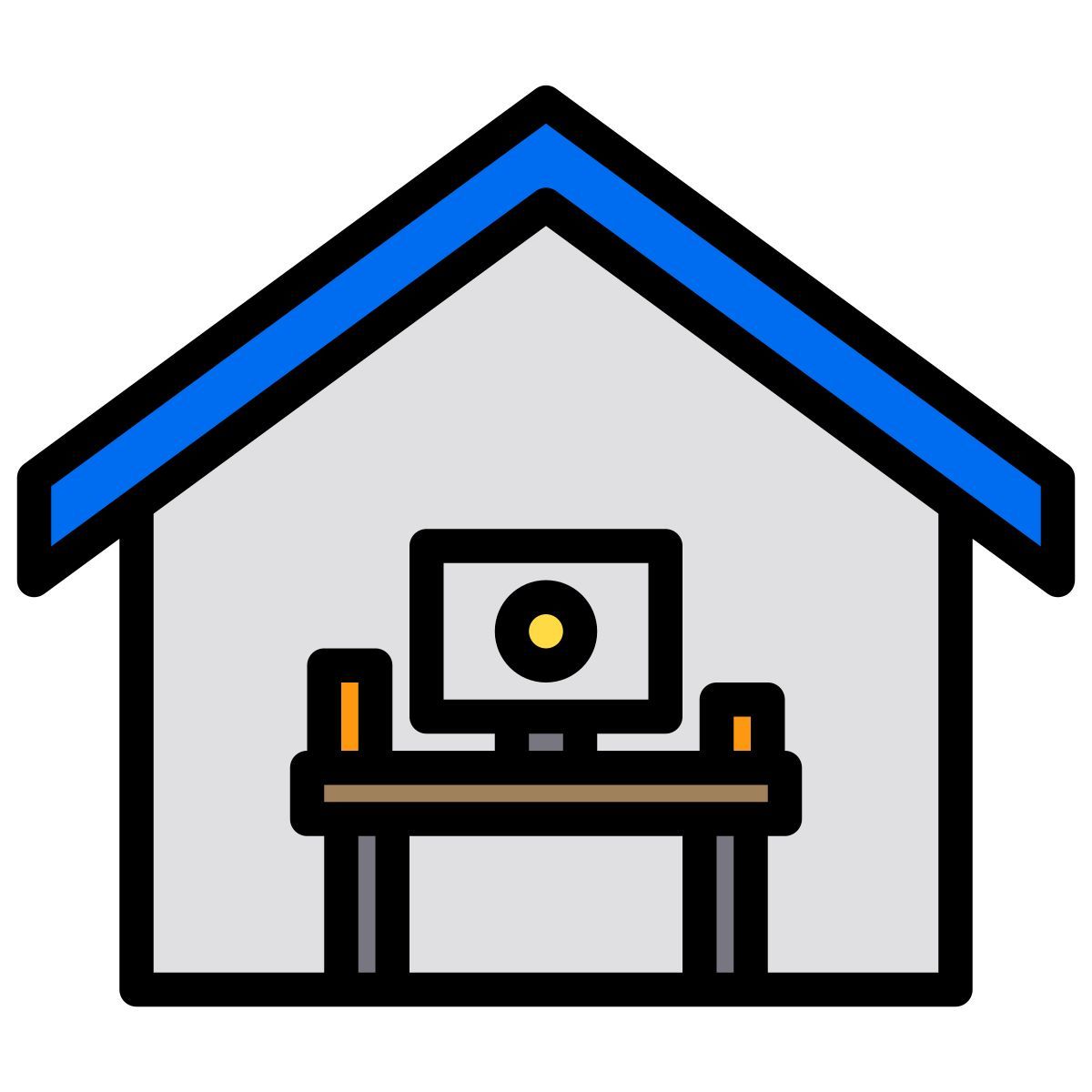 work from home icon