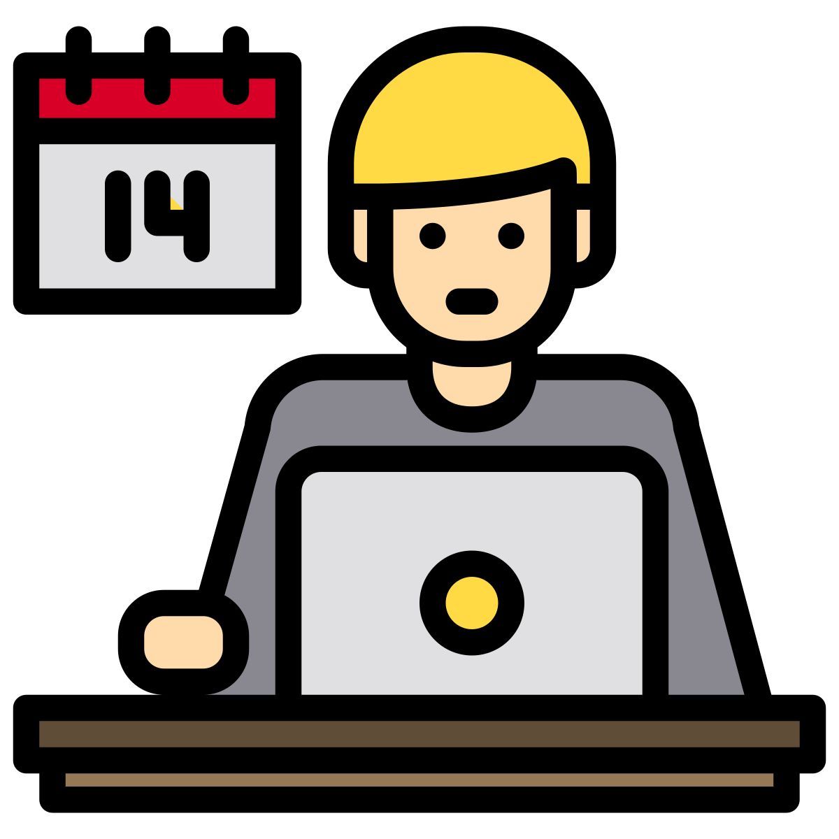 work from home icon