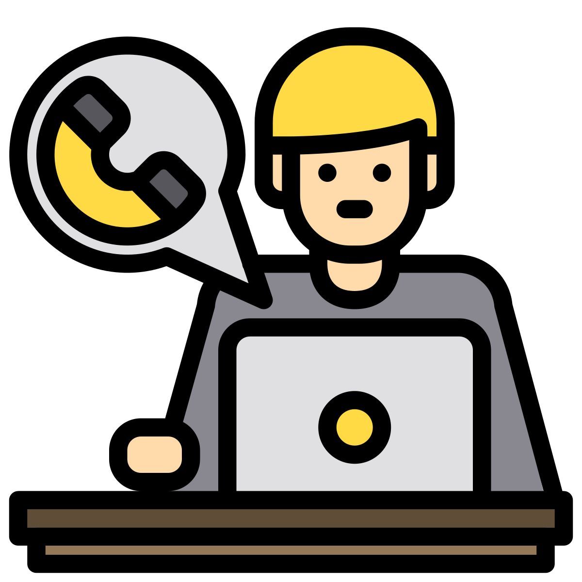 work from home icon