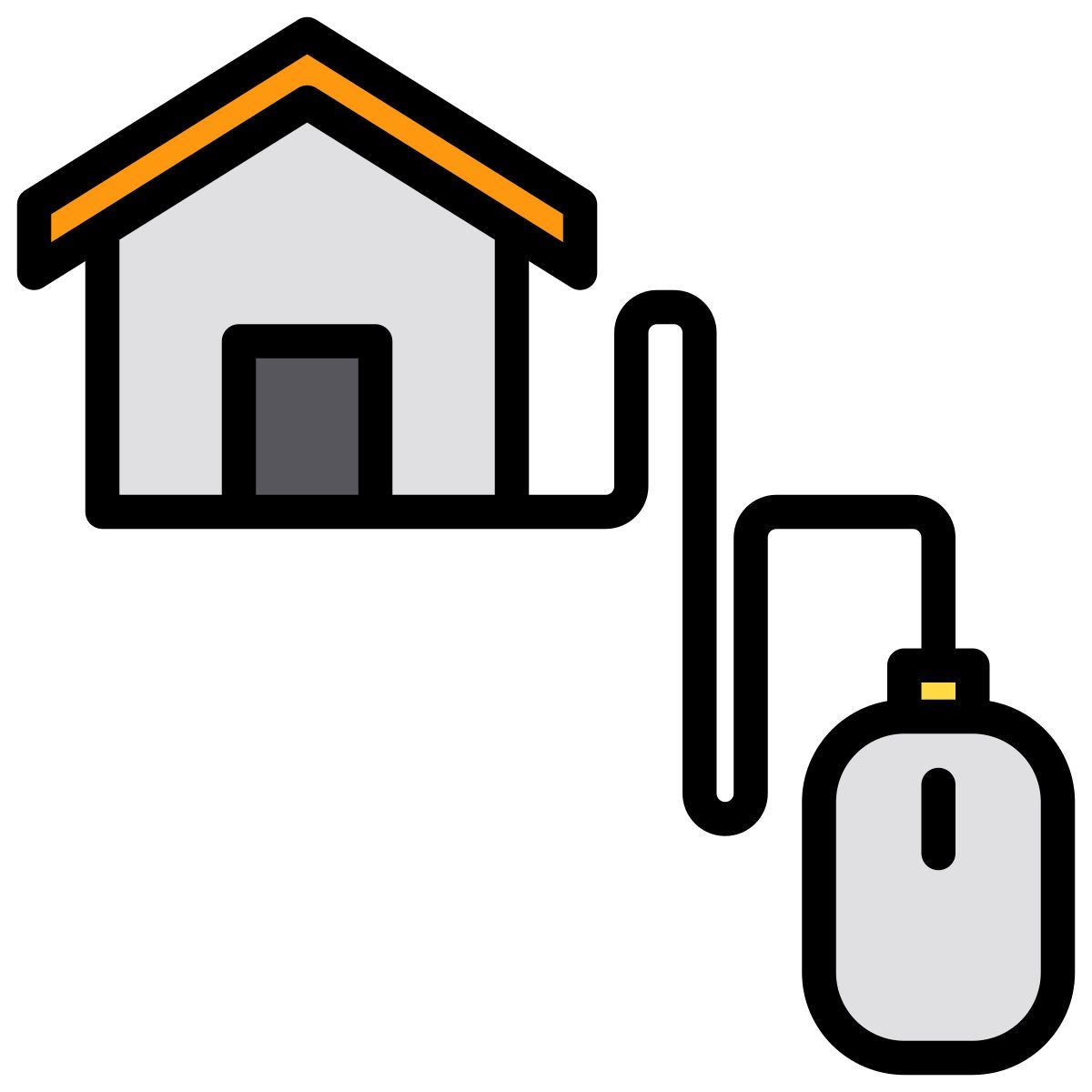 working at home icon