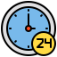 external 24-hours-customer-service-xnimrodx-lineal-color-xnimrodx icon