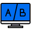 external ab-testing-responsive-design-xnimrodx-lineal-color-xnimrodx icon