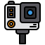 external action-camera-traveling-xnimrodx-lineal-color-xnimrodx icon