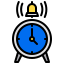 external alarm-clock-time-management-xnimrodx-lineal-color-xnimrodx-2 icon