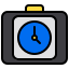 external alarm-clock-time-management-xnimrodx-lineal-color-xnimrodx icon