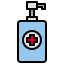external alcohol-gel-hospital-and-healthcare-xnimrodx-lineal-color-xnimrodx icon