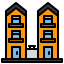 external apartment-town-xnimrodx-lineal-color-xnimrodx icon