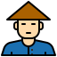 external asian-avatar-xnimrodx-lineal-color-xnimrodx icon