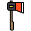 external axe-adventure-and-camping-xnimrodx-lineal-color-xnimrodx icon