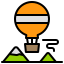 external balloon-adventure-and-camping-xnimrodx-lineal-color-xnimrodx icon