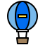 external balloon-avitation-and-airport-xnimrodx-lineal-color-xnimrodx icon