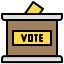external ballot-box-politics-xnimrodx-lineal-color-xnimrodx icon