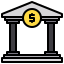 external bank-financial-xnimrodx-lineal-color-xnimrodx icon