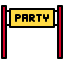 external banner-event-and-party-xnimrodx-lineal-color-xnimrodx icon