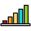 external bar-chart-customer-review-xnimrodx-lineal-color-xnimrodx icon