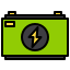 external battery-ecology-and-energy-xnimrodx-lineal-color-xnimrodx-3 icon