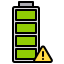 external battery-notification-alert-xnimrodx-lineal-color-xnimrodx icon