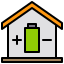 external battery-smart-home-xnimrodx-lineal-color-xnimrodx icon