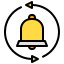 external bell-time-management-xnimrodx-lineal-color-xnimrodx icon