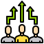 external benefit-team-management-xnimrodx-lineal-color-xnimrodx icon