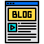 external blog-blogger-and-influencer-xnimrodx-lineal-color-xnimrodx icon