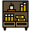 external bookcase-education-xnimrodx-lineal-color-xnimrodx icon