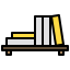 external bookshelf-office-xnimrodx-lineal-color-xnimrodx icon