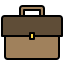 external briefcase-financial-xnimrodx-lineal-color-xnimrodx icon