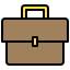 external briefcase-team-management-xnimrodx-lineal-color-xnimrodx icon